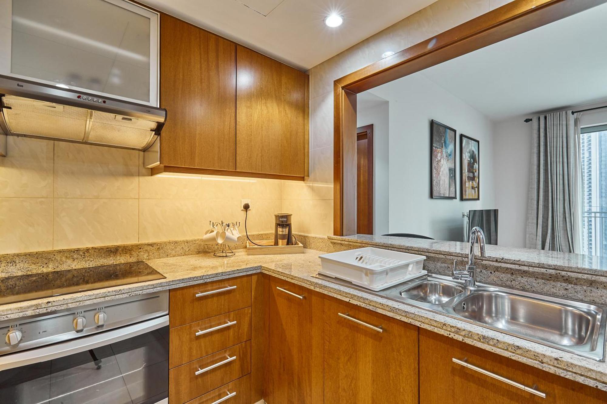Shukran Homes Lux 1Br With Fountains View Dubai Exterior foto